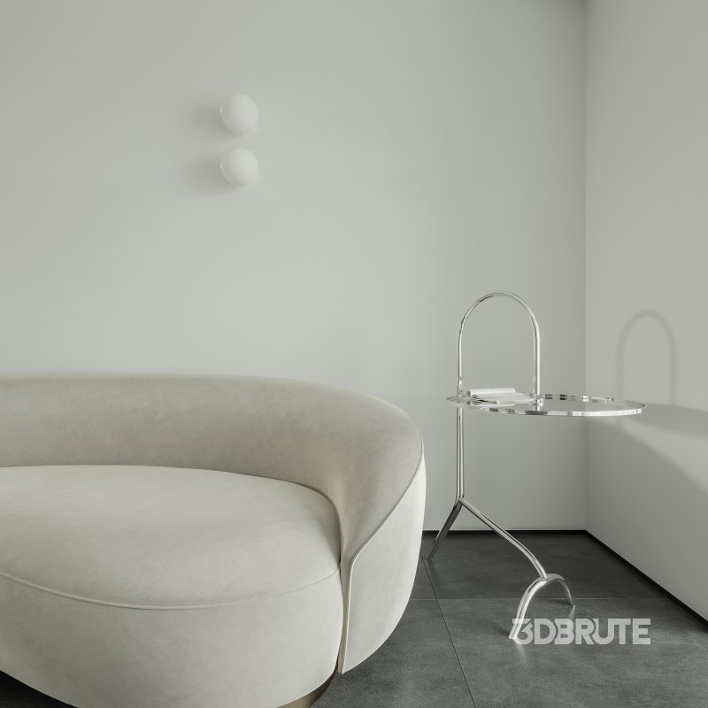 Modern living room and dining room interior scene Image 4