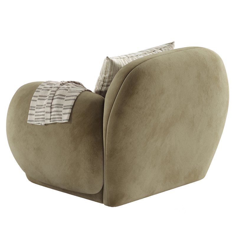 Hazel Beige Lounge Chair Image 5