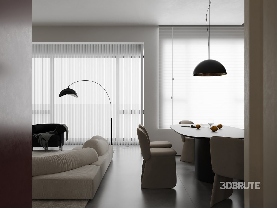 living room dining room Image 1