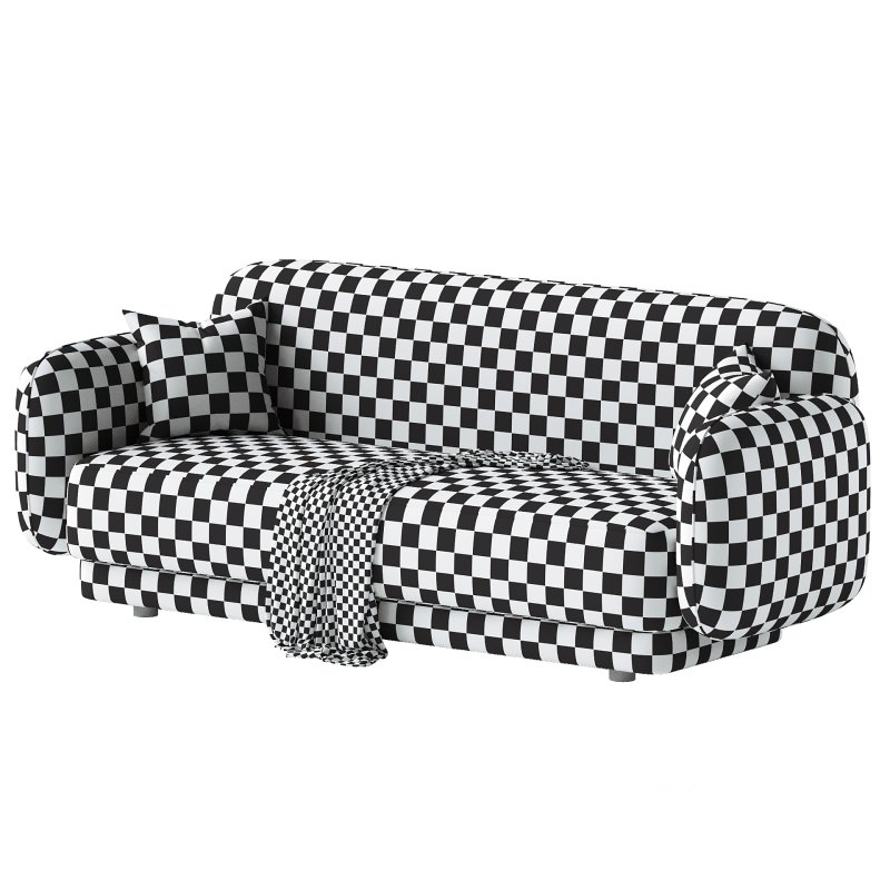 Kandor Textured Velvet Sofa Image 7