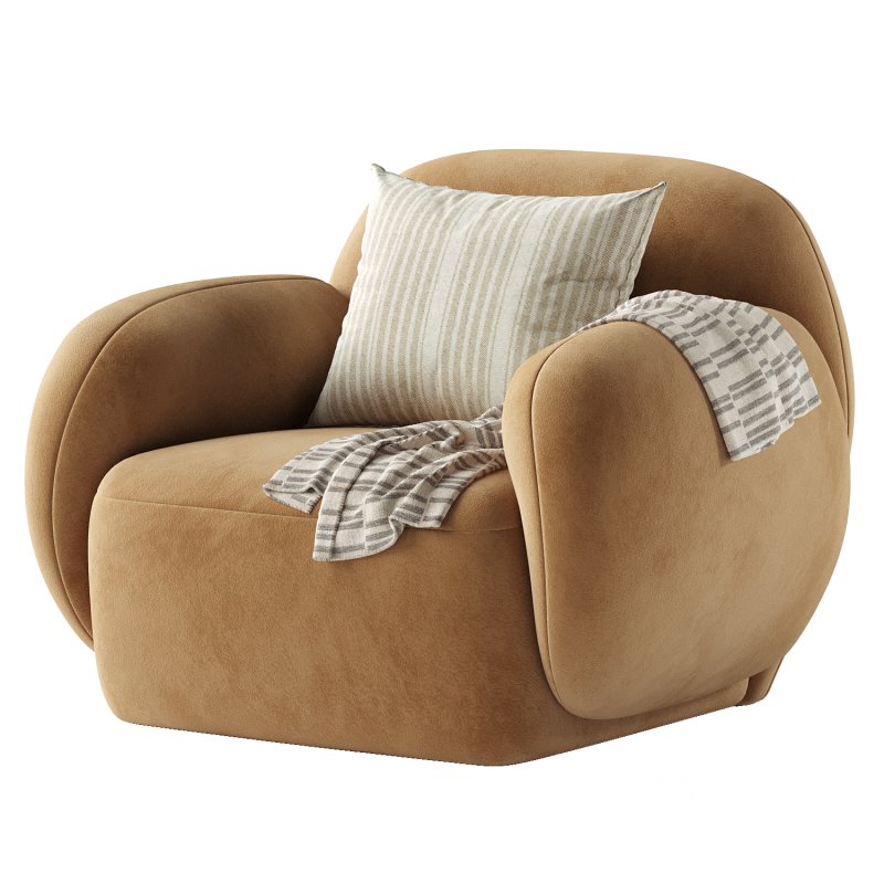 Hazel Beige Lounge Chair Image 6