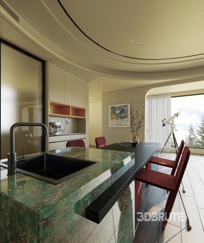 Modern living and dining room Image 4