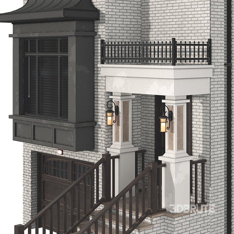 brick house with a pitched roof 02 Image 5