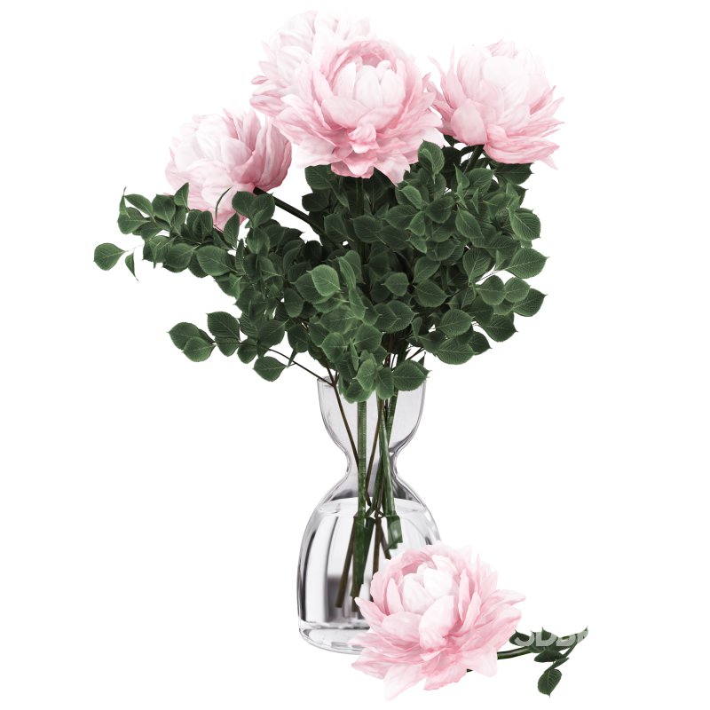 Bouquet Flower Plant Set 026 Image 1