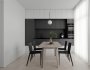 Modern living room and dining room interior scene - Thumbnail 1