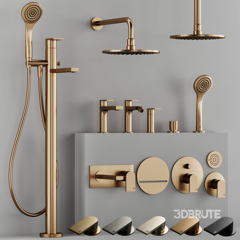 Gessi Manzoni bathroom faucet collection set 2 Image 5