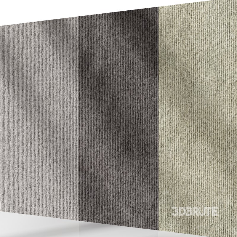 Ribbed Plaster 03 (Seamless) Image 3