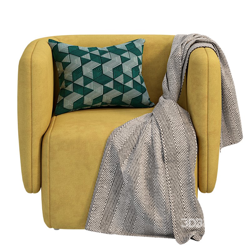 Linus Upholstered Armchair Image 8
