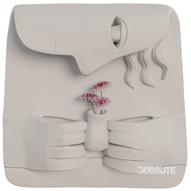 Wall Mounted Abstract Sculpture Image 5