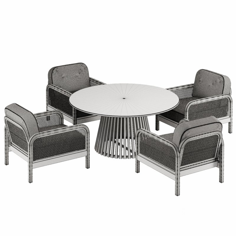 Dinning chair and table306 Image 4