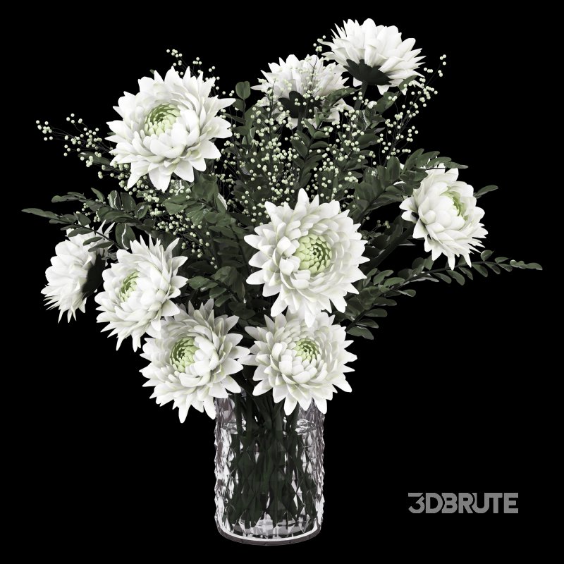 Bouquet Flower Plant Set 027 Image 3