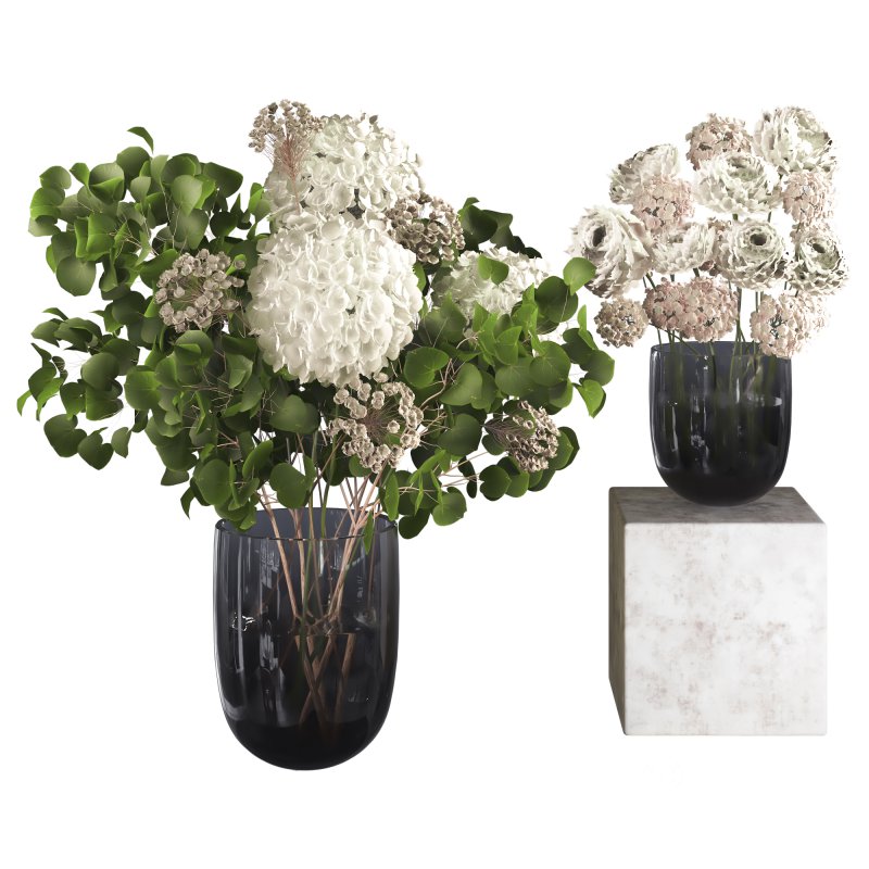 Bouquet with peony and hydrangeas Image 2