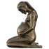 Antique Pregnant Mothers Embrace - Thumbnail 5