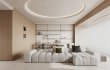 Modern living room and dining room interior scene - Thumbnail 5