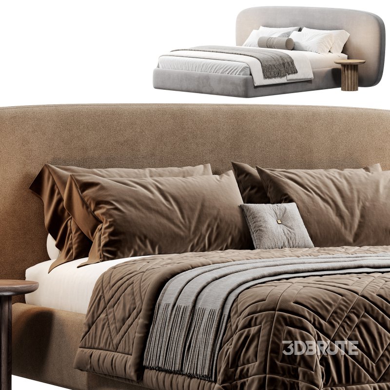 Soft bed Molina by Oneandhome Image 5