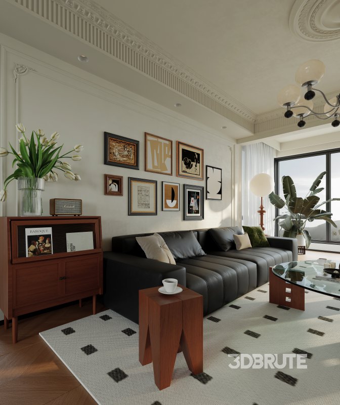 Eclectic living and dining room Image 5