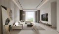 Modern living room and dining room bedroom interior scene - Thumbnail 2