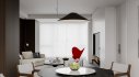 Modern living room and dining room interior scene - Thumbnail 10