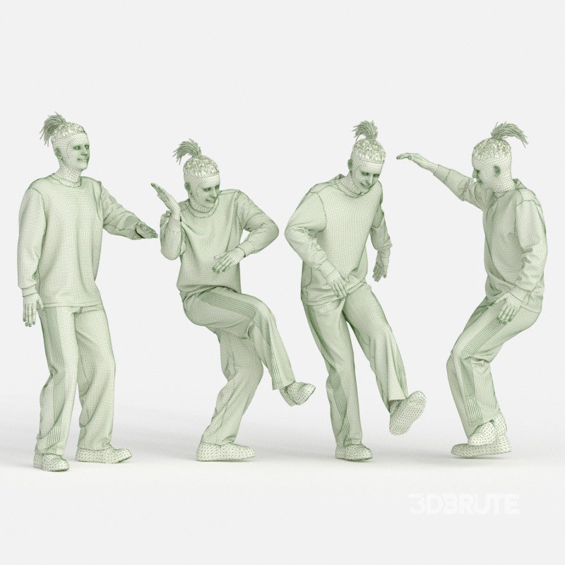 Manin 04 Poses Street Dance Image 2