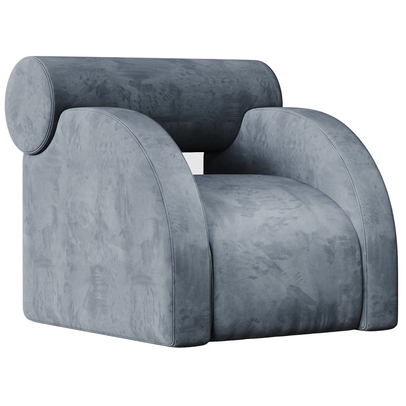 Fabric Armchair with Armrests By Paolonesi Image 1