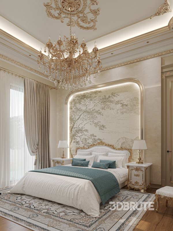 Classic style bedroom Image 1