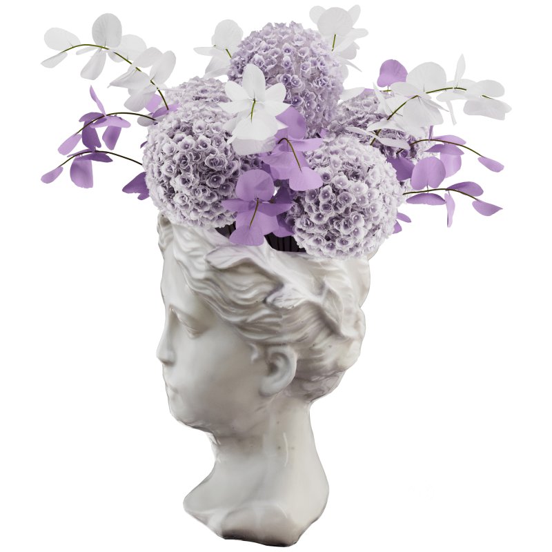 Face Vase Decoration Image 2