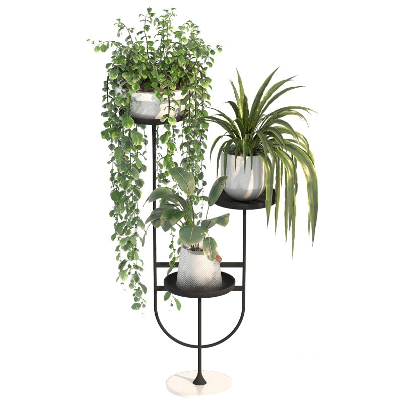 Metal Standing Plant Image 2