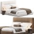 Bed with upholstered headboard Oliva by Livemaster - Thumbnail 4