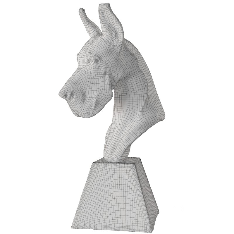 Wooden Dog Head Sculpt Image 5