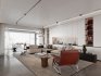 Modern living room and dining room interior scene - Thumbnail 6