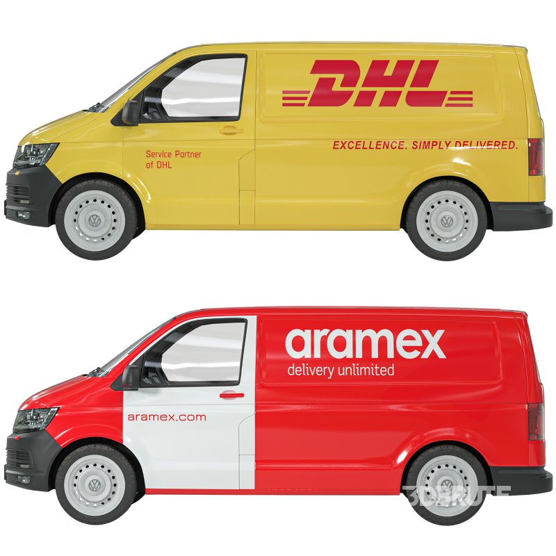 DHL and Aramex_ Post Van Image 3