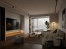 Modern living room and dining room interior scene - Thumbnail 6