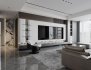 Modern living room and dining room interior scene - Thumbnail 7