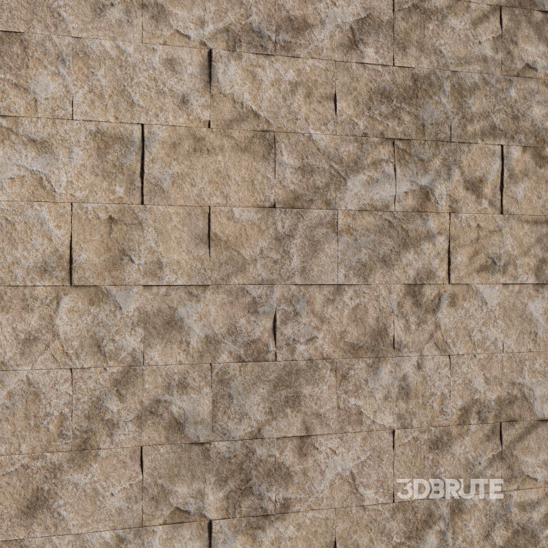 Split Face Travertine 03 (Seamless) Image 4
