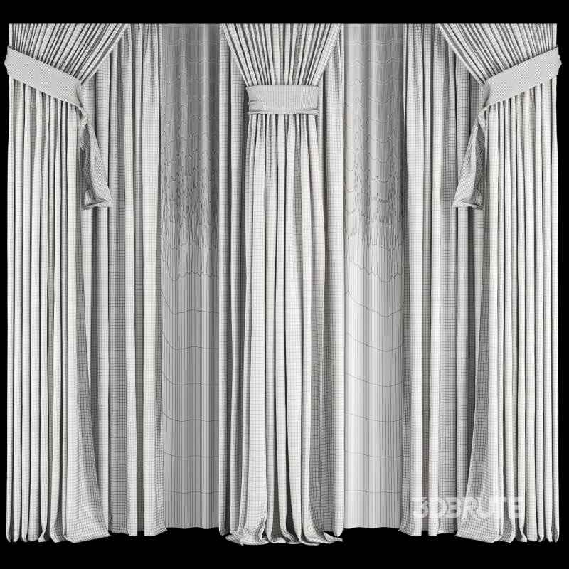 Silk and Cotton Curtain Set 76 Image 5