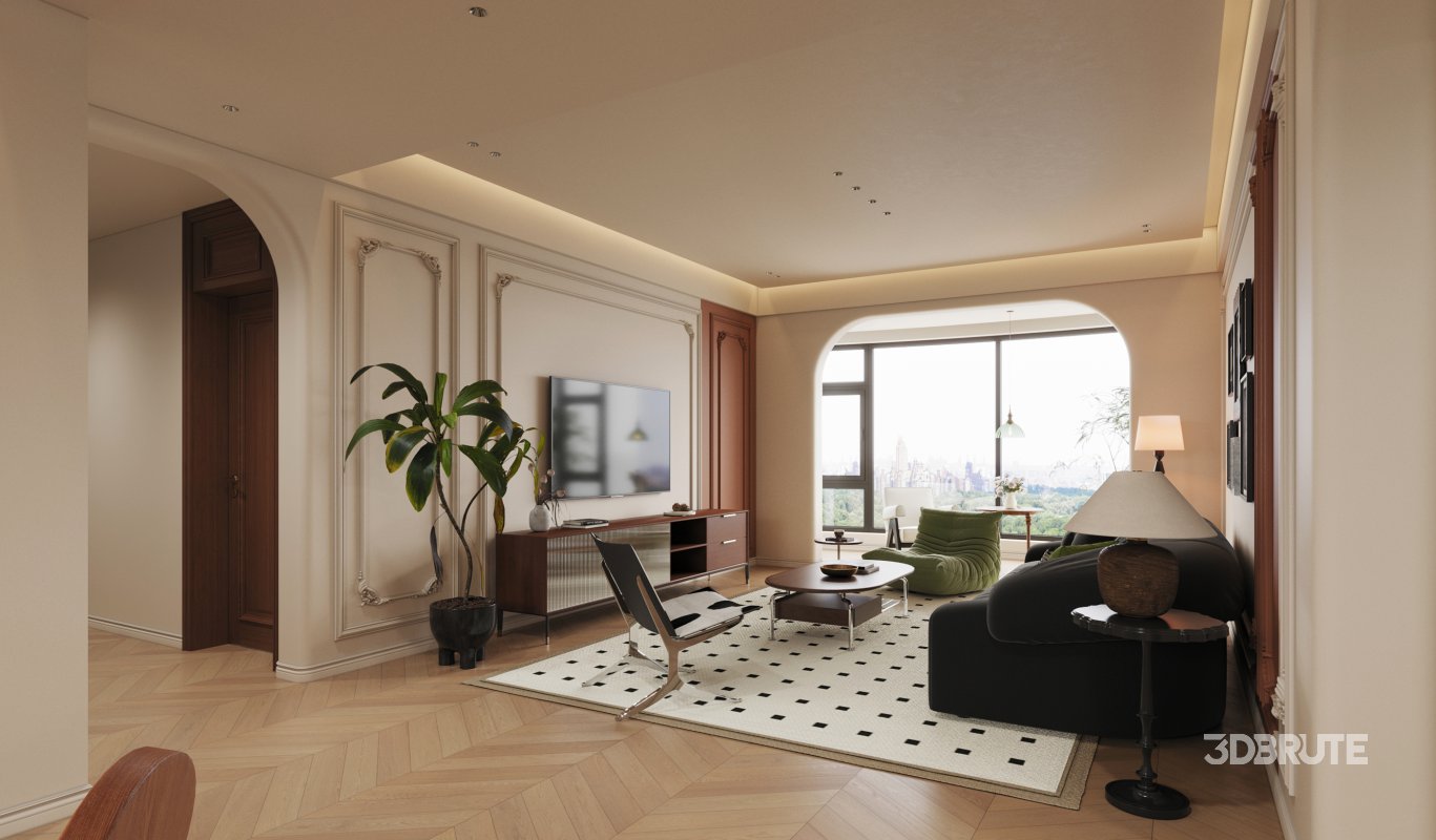 Eclectic medieval living and dining room Image 1