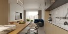 Modern living room and dining room interior scene - Thumbnail 9