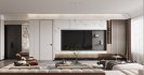 Modern living room and dining room interior scene - Thumbnail 2