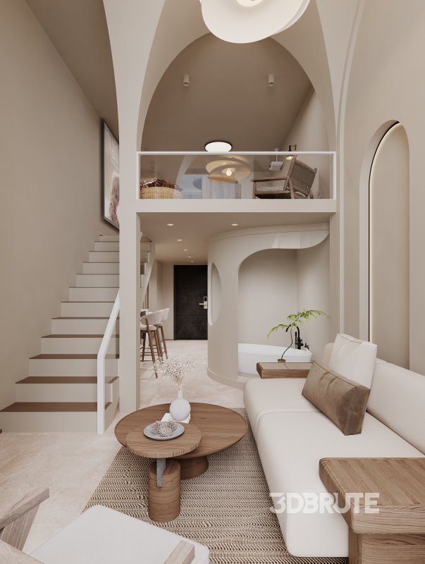 Modern apartment interior Image 1