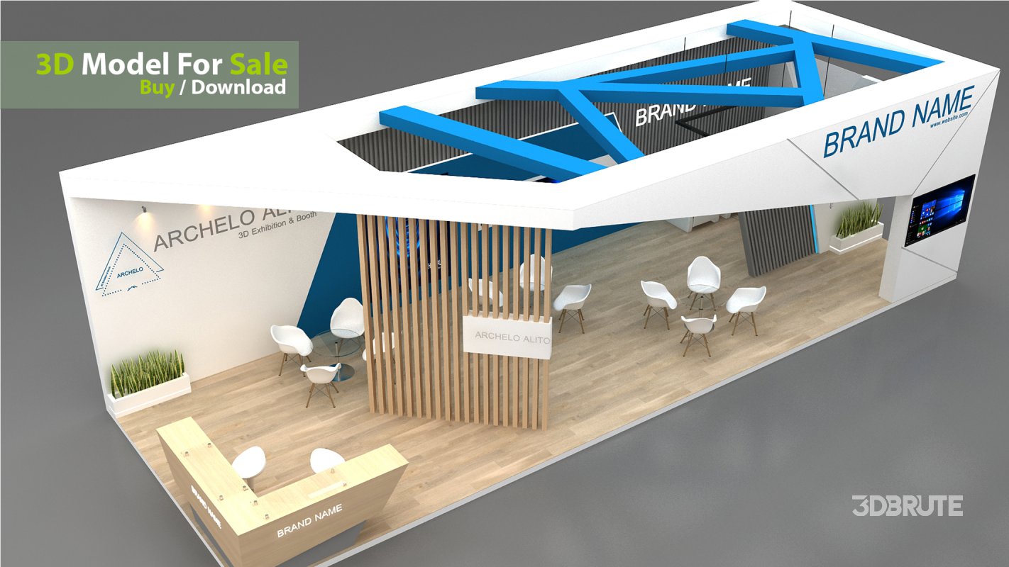 3d model stall Image 8