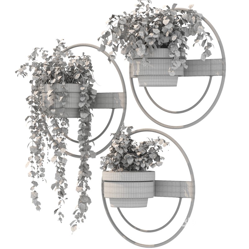 Modern Wall Planters With Geometric Designs Image 3