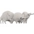 Three Stylized Cow Set Decorative Statue - Thumbnail 6