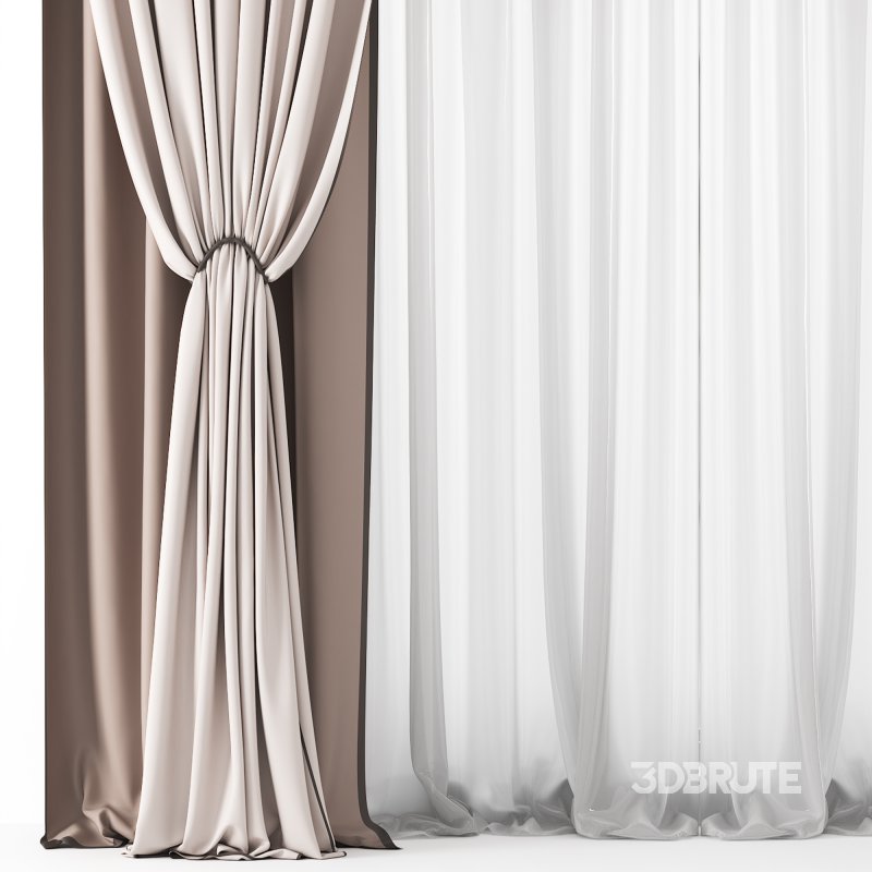 Silk and Cotton Curtain Set 80 Image 5