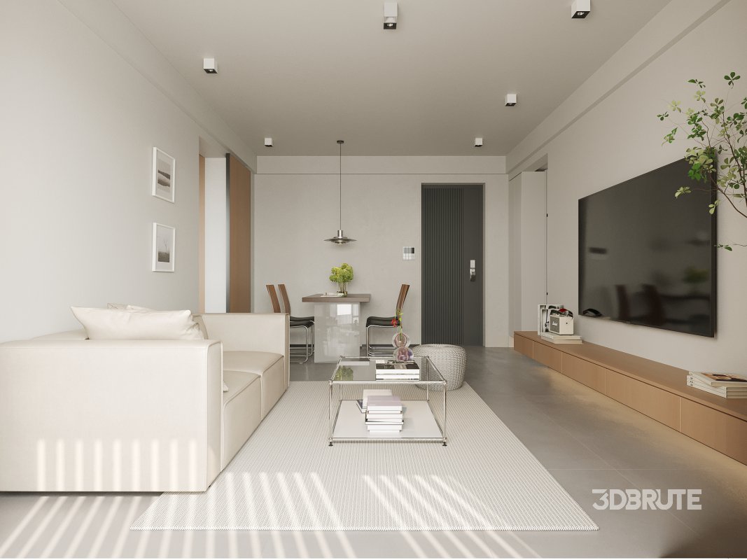 living room dining room bedroom Image 1