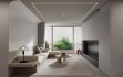 Modern living room and dining room interior scene - Thumbnail 1