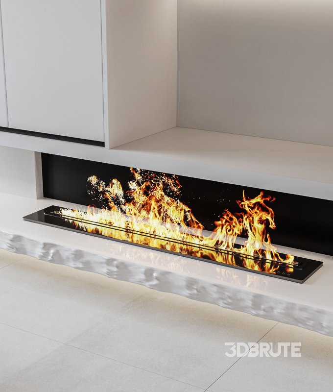 Modern living room and dining room interior scene Image 4