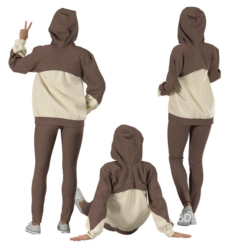 Casual woman 03 Poses Image 1