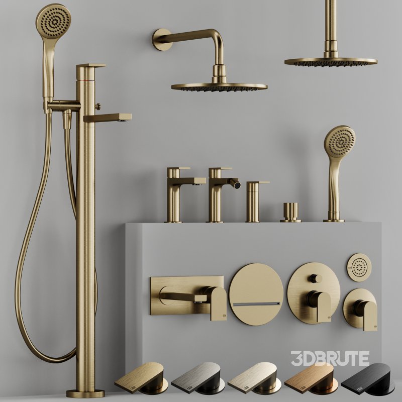 Gessi Manzoni bathroom faucet collection set 1 Image 3