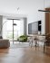 Modern living room and dining room interior scene - Thumbnail 6