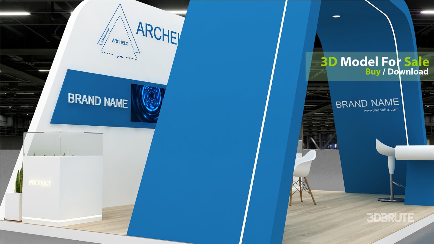 exhibition 3d model Image 4